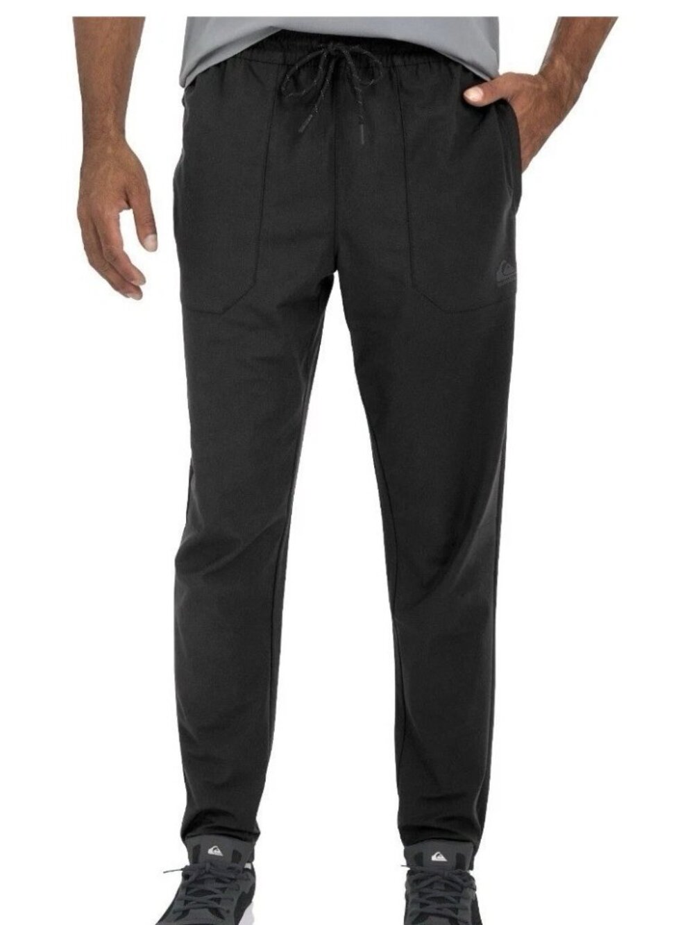 NWOT Quiksilver Men's Size M Black Regular Fit Dryflight Active Pants